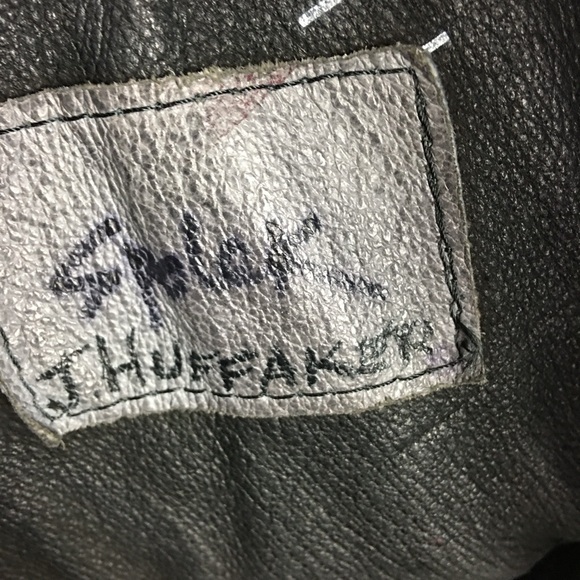 Spolek Luxury Real Lamb Shearling Coat Burgundy/Black Shawl Collar Jacket Sz L - Picture 10 of 11